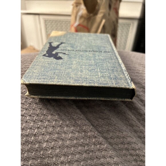 Nancy Drew Vintage 1954 #32 The Scarlet Slipper Mystery Carolyn Keene Blue Tweed - Picture 4 of 10